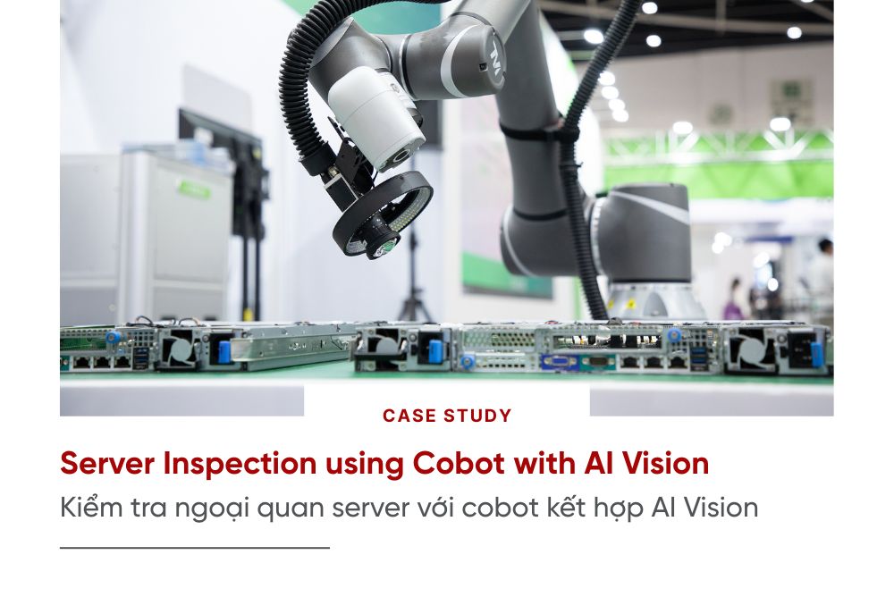 Case Study: 100% Pre-shipment Server Inspection Using AI Vision Cobot